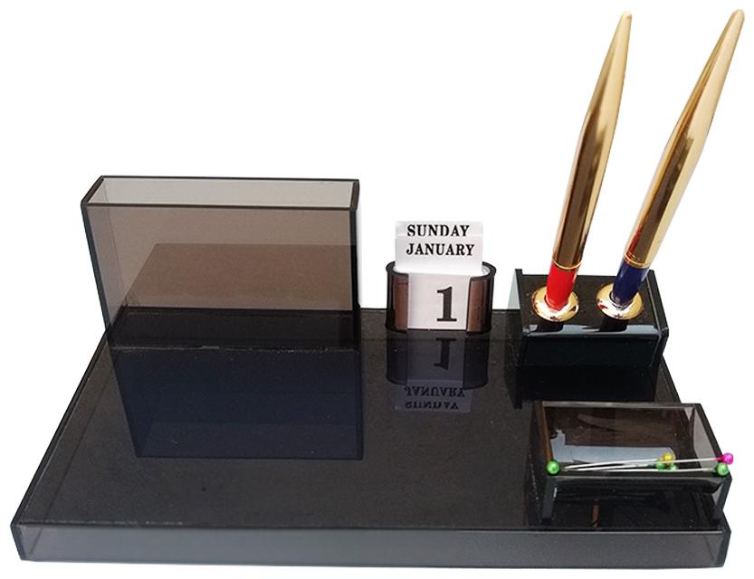 

IGNOTO Plastic Pen Stand For Office And Study Table