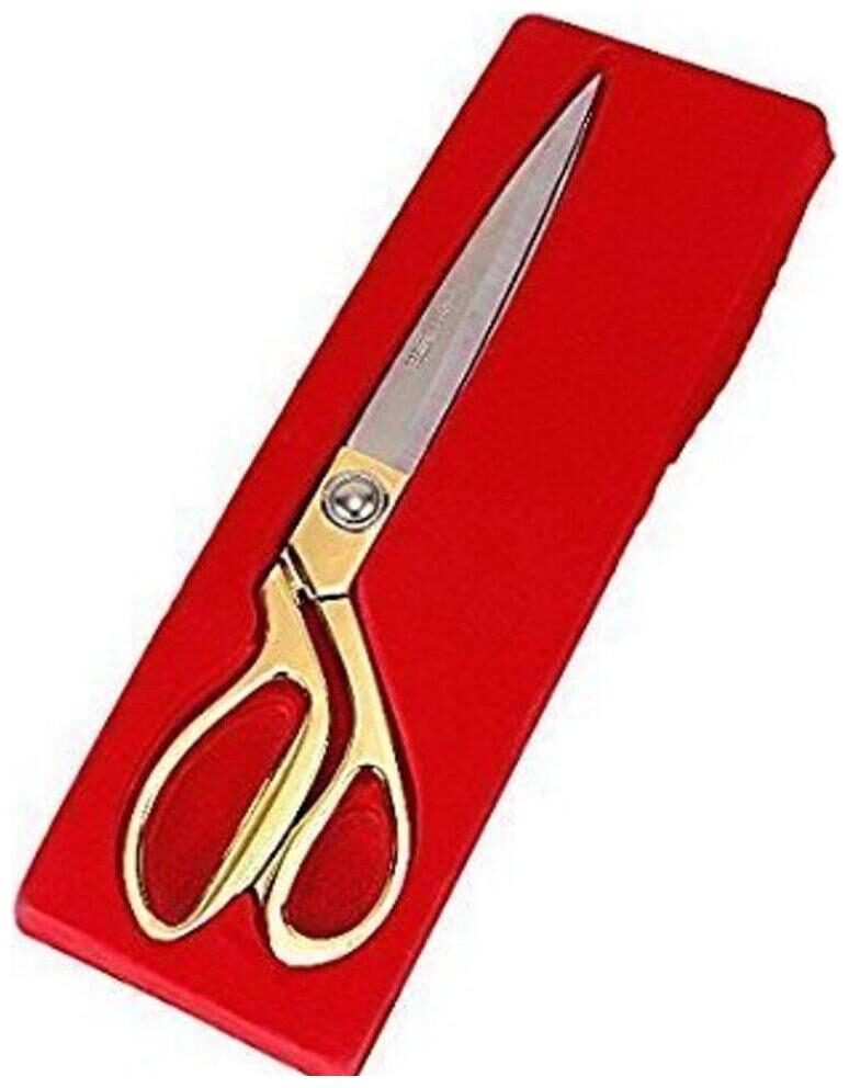 

A-Mart Golden Color Sharp Premium Stainless Steel Cloth Scissor For Tailoring Size 8 inch