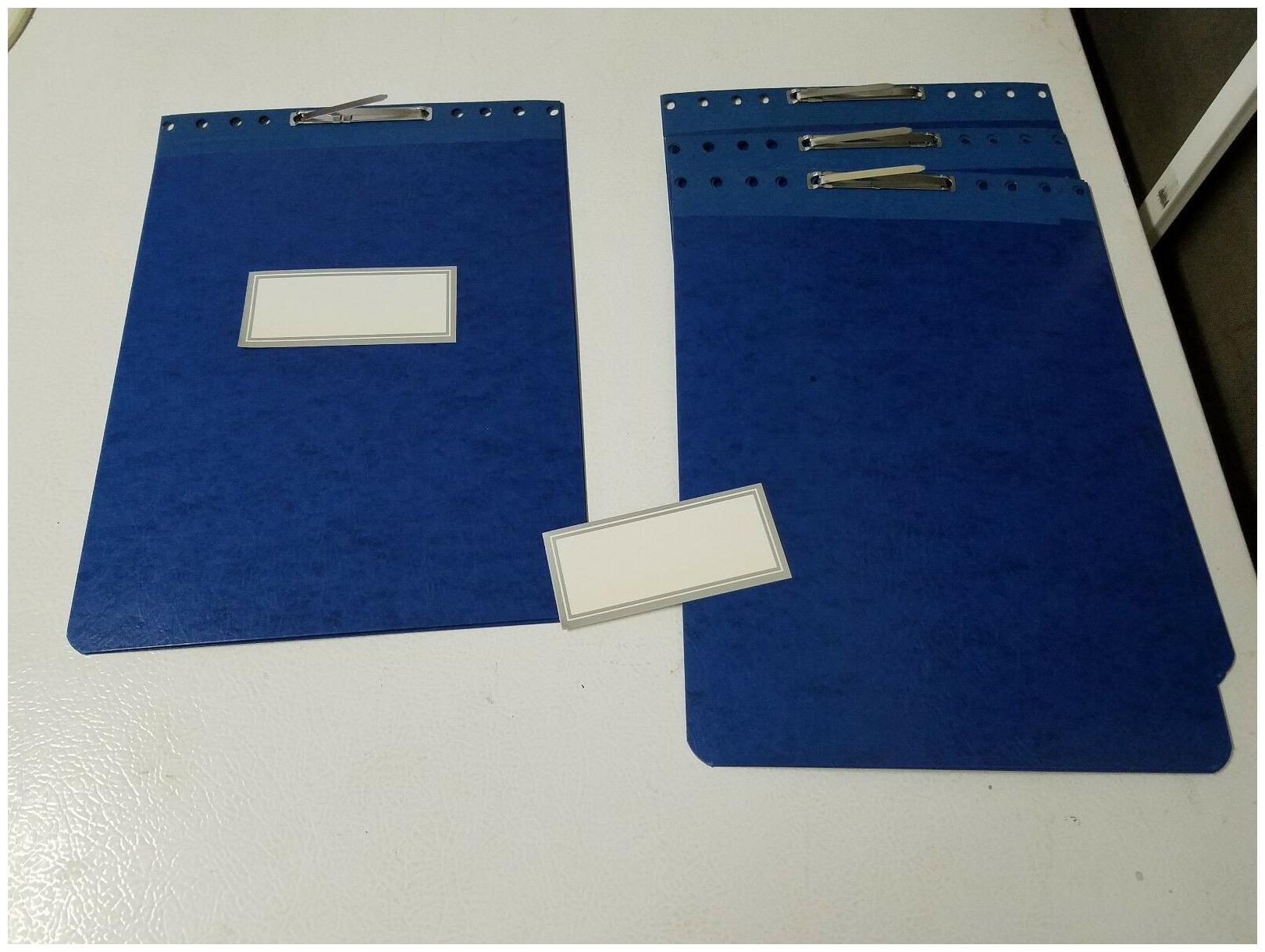 

ACCO PRESSTEX Report Covers Top Bound 8 5x11 2 Dark Blue 4 Packs