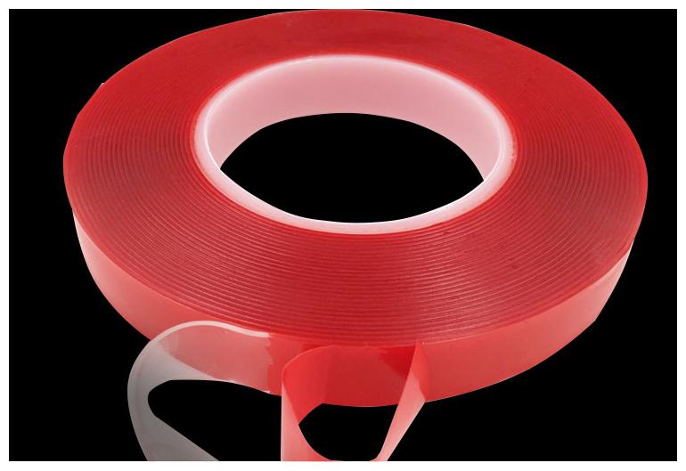 

Acrylic Adhesive with Clear Double Sided Heat Resistant Tape 15 mm Double-sided Tape (Red Pack of 2)