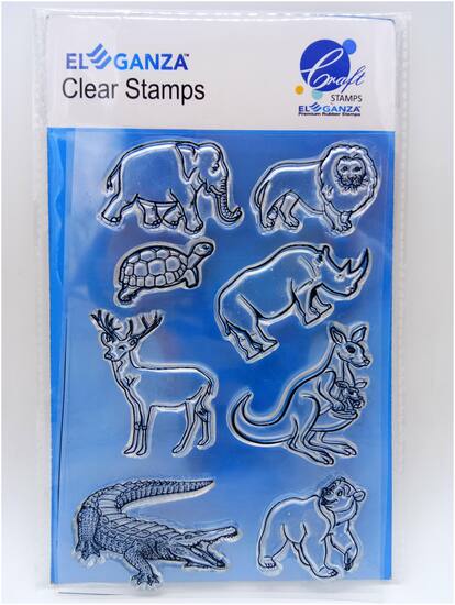 Animals Rubber stamp craft