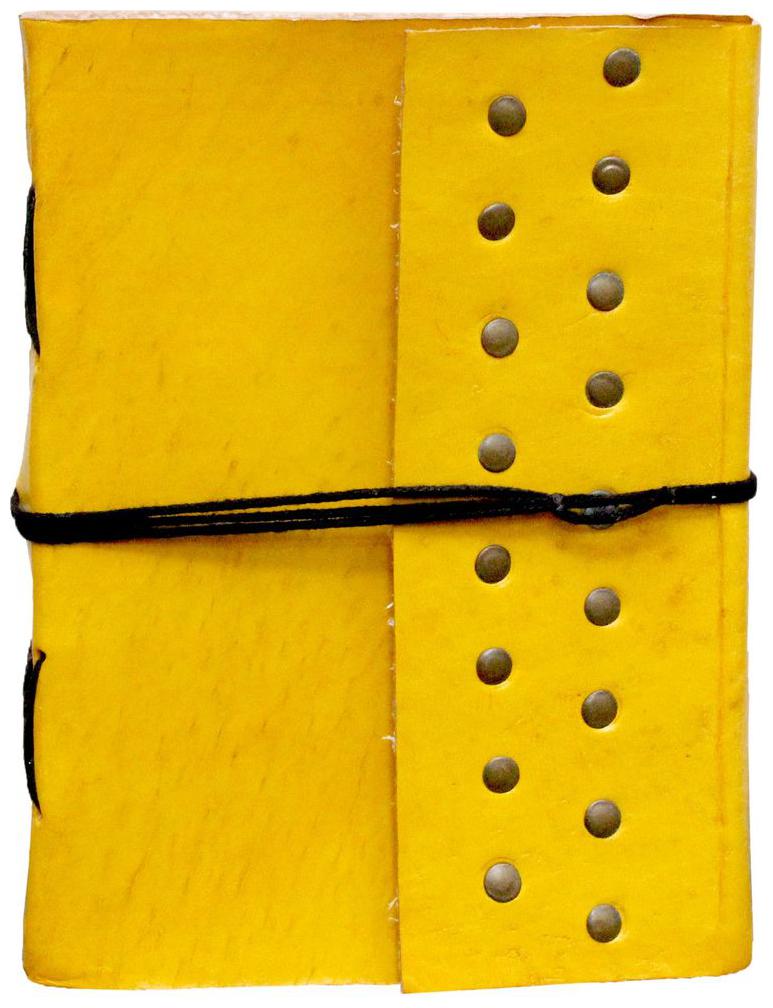 

Anshika International Original Yellow Handmade Handcrafted Notebook Diary for Girls Boys Men Women Office College Birthday Gift Size -7 1 5 by