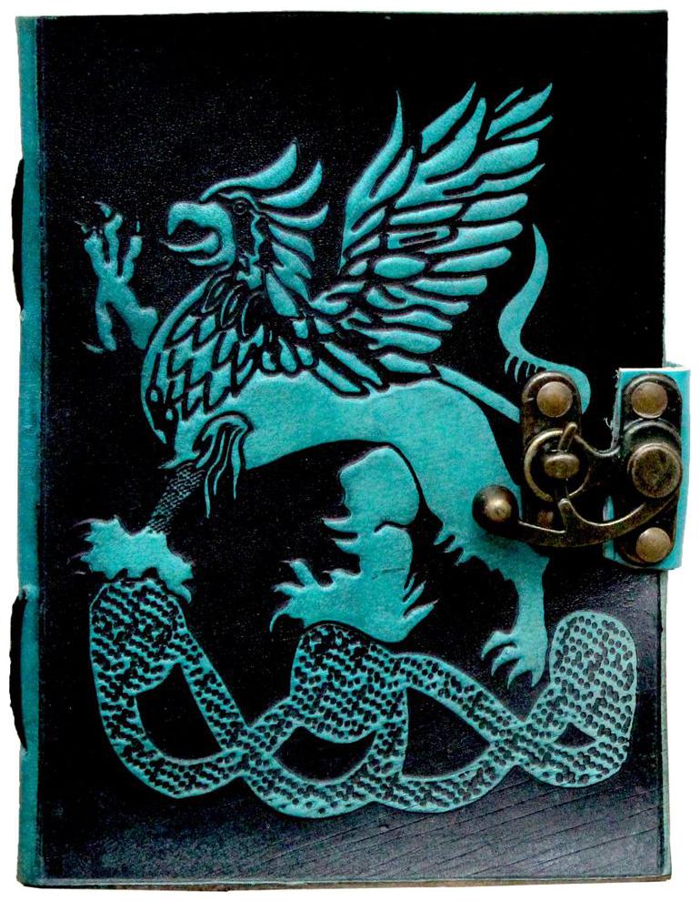 

Anshika International Original Dragon Print Design Handcrafted Notebook Diary Size -7 2 5
