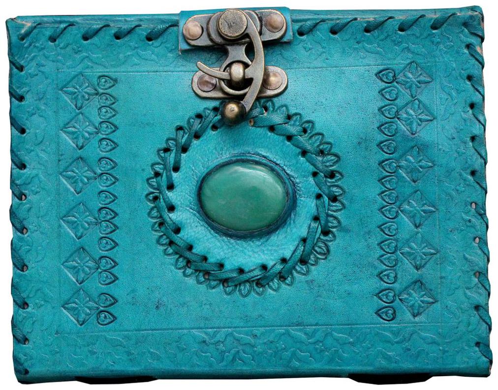 

Anshika international Vintage Blue Handmade Handcrafted Notebook Diary