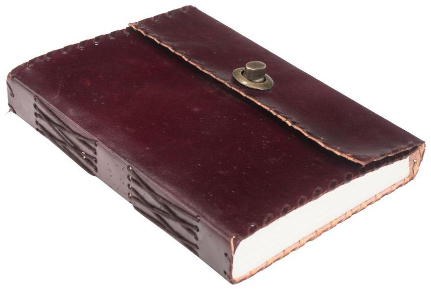 

Anshika international Pure Genuine Real Vintage Leather Handmadepaper Notebook Diary For office Home to Write Poem Daily Update - Brown Size of 8 6