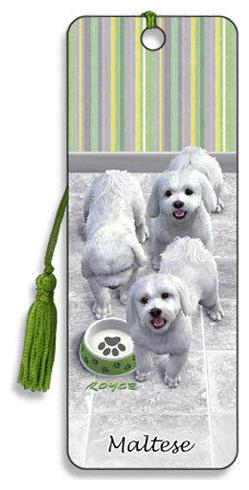 

Artgame 3D Lenticular Bookmark - MALTESE - AG-BM-MALTESE