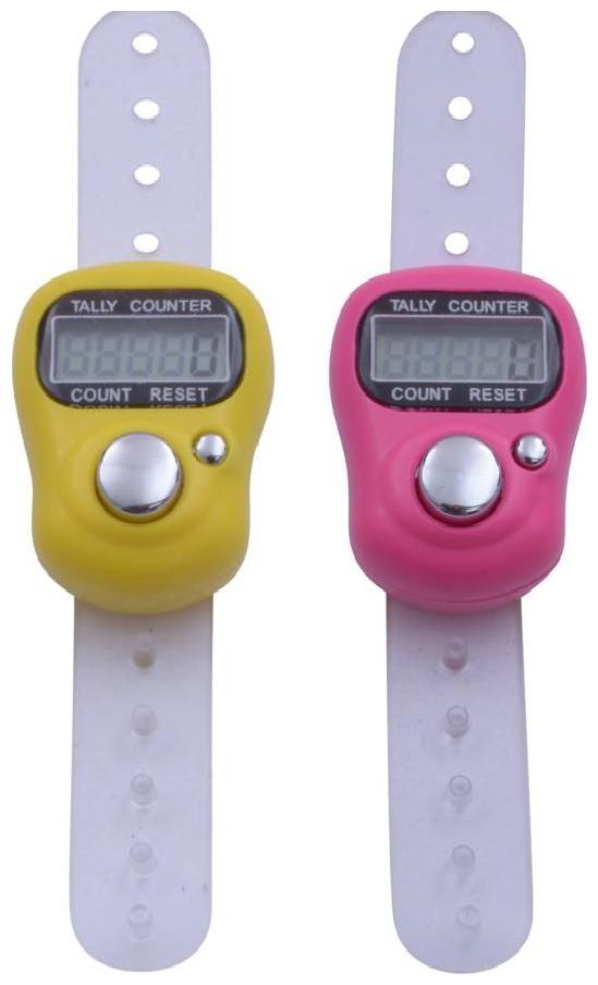 

Aryshaa Attractive Hand Finger Tally Counter Digital Finger Counter (Pack of 2)