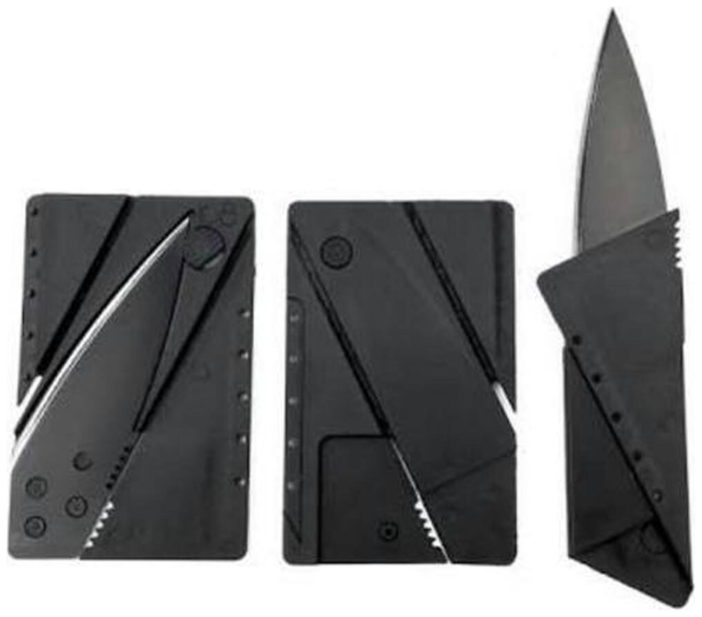 

Aryshaa Outdoor Multi Function Mini Emergency Survival Credit Card Knife Camping Tool (pack of 2)