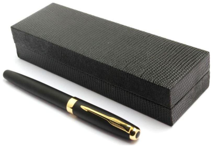 

Baoer 388 Shine Black Sonata Roller Ball Pen With golden arrow clip New