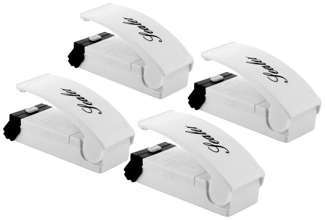 

Benison India Portable Home Kitchen Bag Clips Packing Plastic Bag Tool Handheld Mini Electric Heat Sealing Machine(Pack of 4)