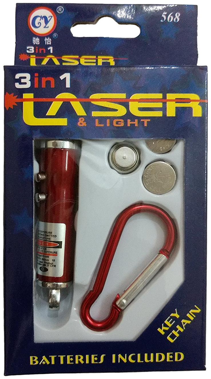 

Bharat Buyz 3 in 1 Laser Light with Key Hook