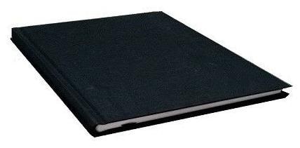 

Black Cloth Hardcover Journal Piccadilly Medium Journal 200 PGS 8 25x5 75