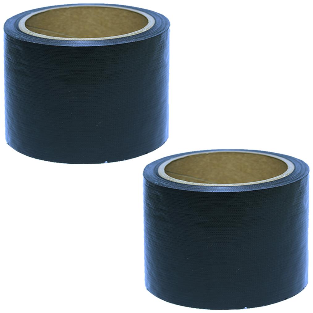 

VCR Black Duct Tape - 18 Meters in Length 72mm 3 Width - 2 Rolls Per Pack