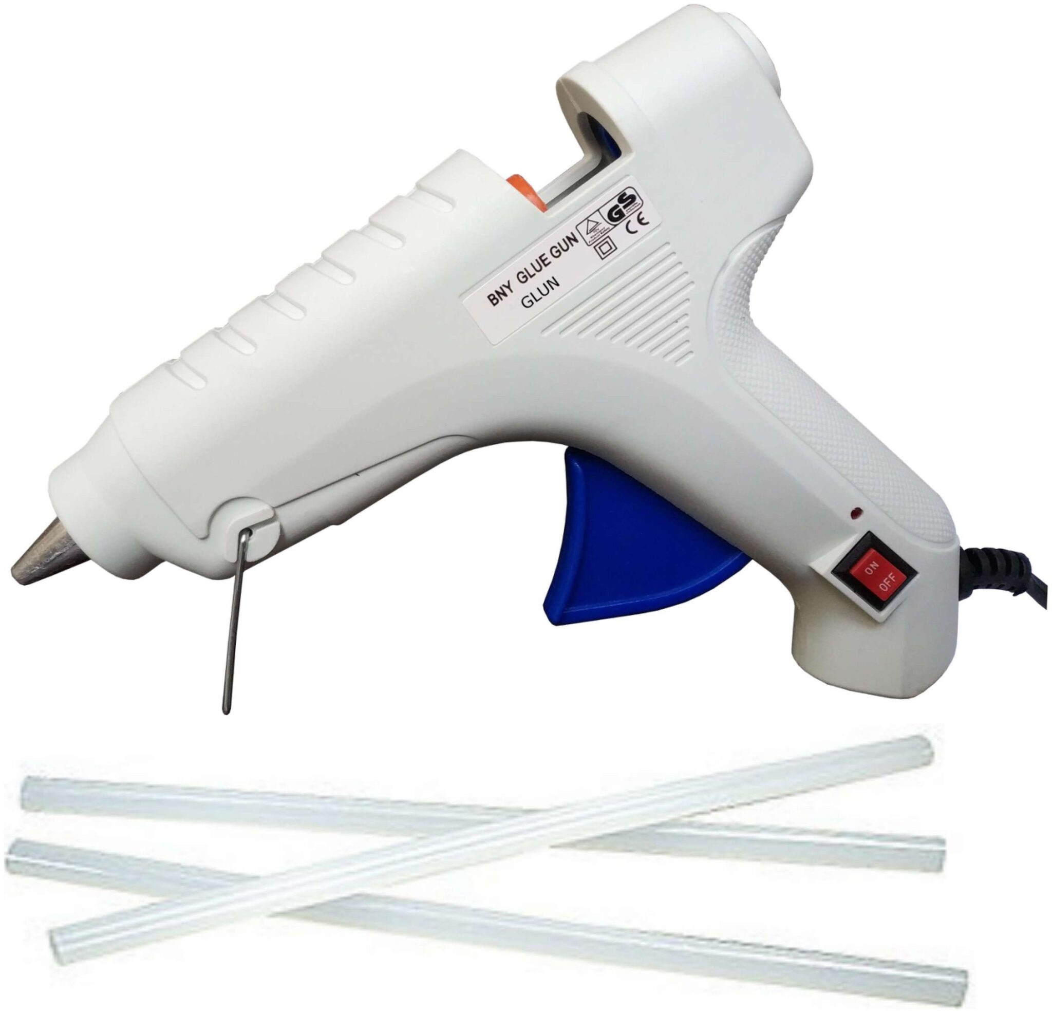 

BNY Hot glue gun with 5 Glue sticks