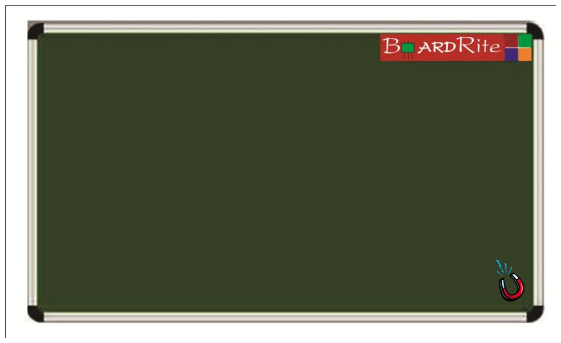 

BoardRite Premium Magnetic Green Chalk Board(8 feet x 4 feet)