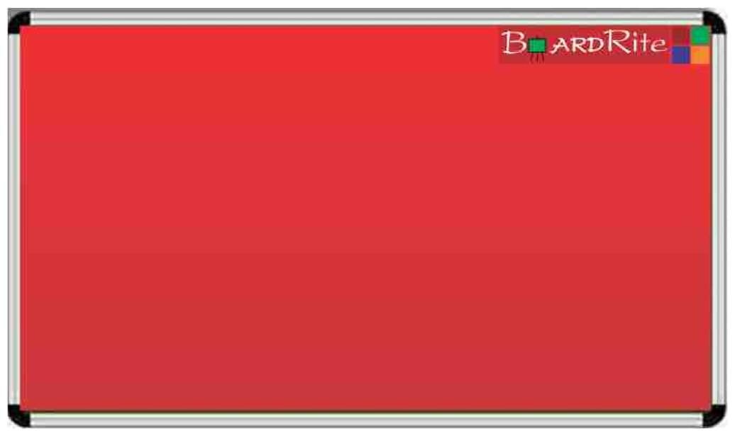 

BoardRite Red Notice Board(6 feet x 4 feet)