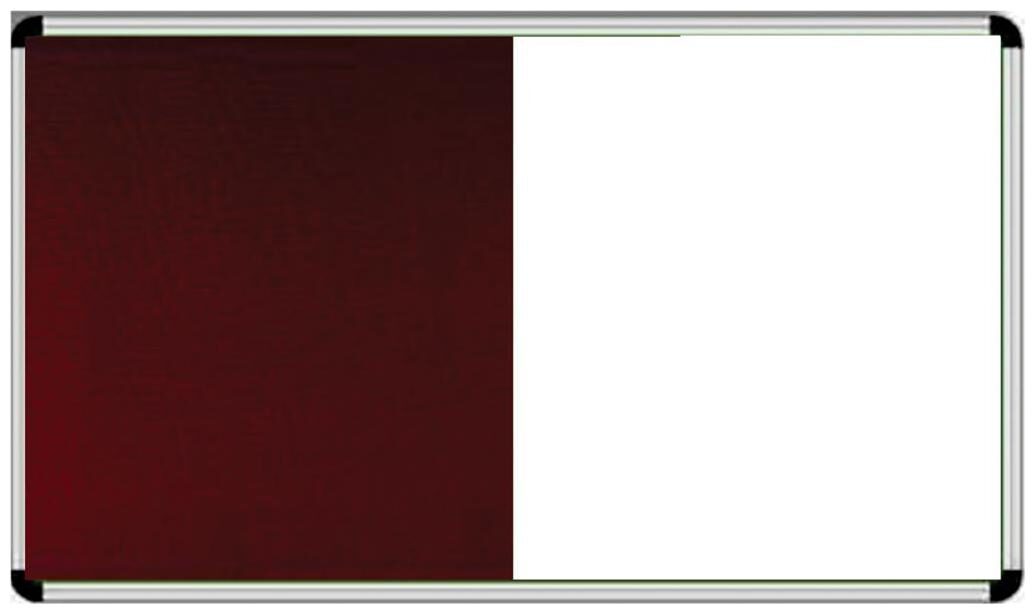 

BoardRite White Board and Notice Board Combination(4 feet x 3 feet)