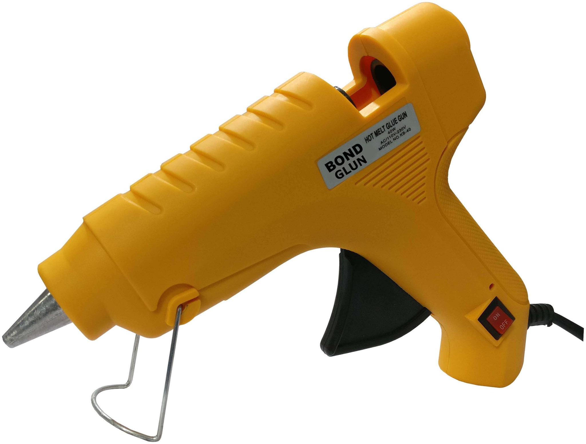 

Bond 40 watt yellow glue gun with 5 glue sticks