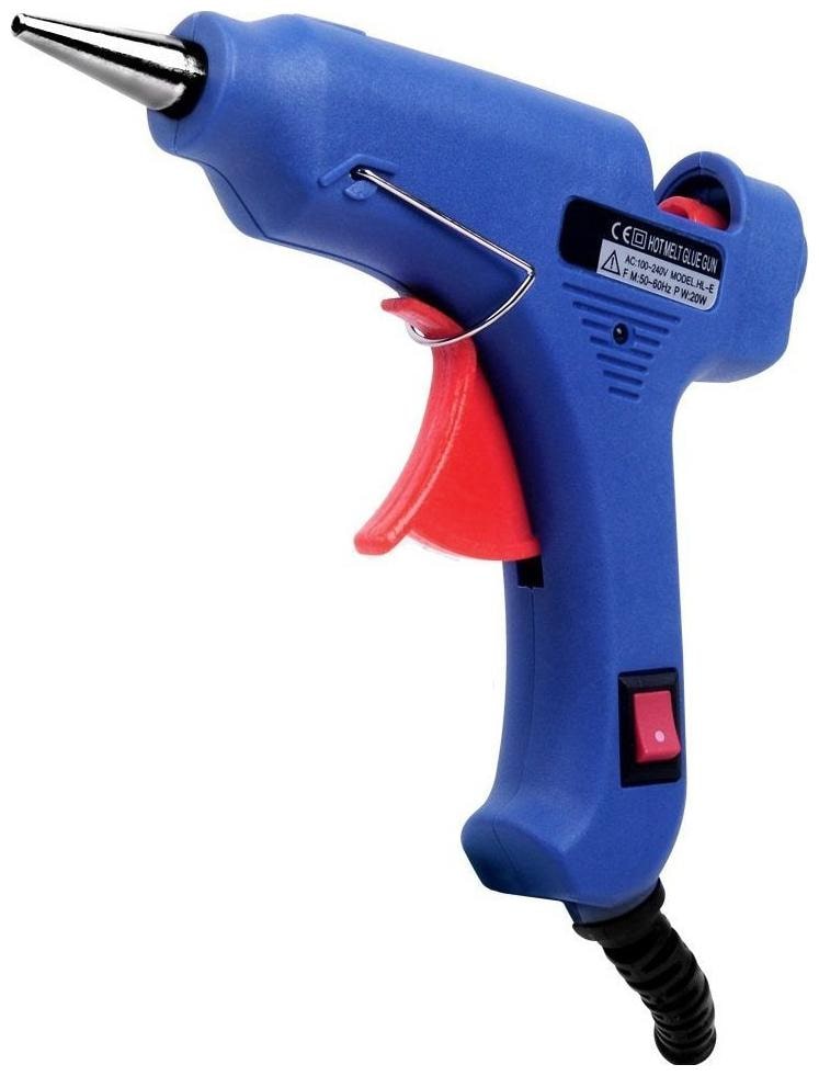 

BOND GLUN BLUE MINI 20W 20 WATT 7 MM (ON OFF SWITCH INDICATOR) HOT MELT GLUE GUN