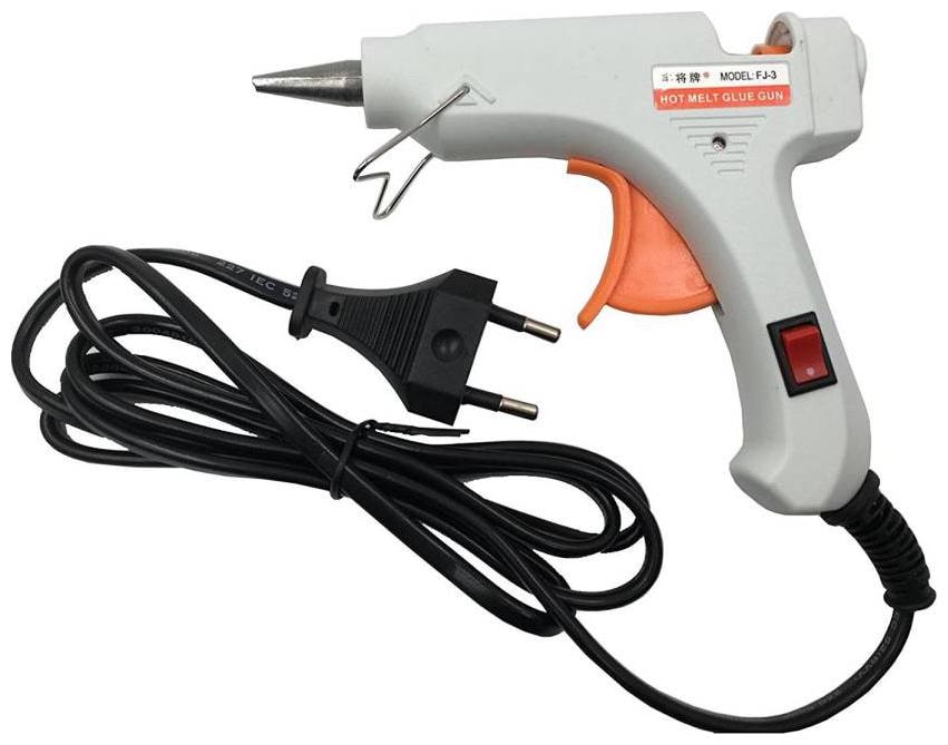

BOND GLUN WHITE MINI 20W 20 WATT 7 MM (ON OFF SWITCH INDICATOR) HOT MELT GLUE GUN