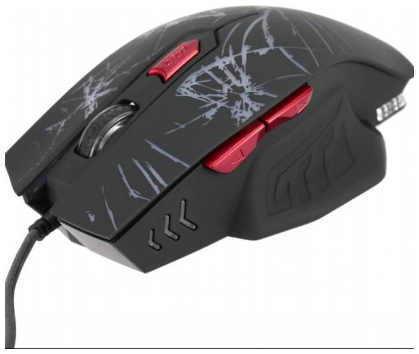 Bs Spy 6 BUTTON GAMING REMOTE Wired Optical Mouse Gaming Mouse USB, Black