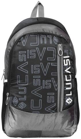 School Bags Kids Bag For S Boys Online At Best Lucasi Black School Bag College Tuition 24 Ltr 2 1 Compartments