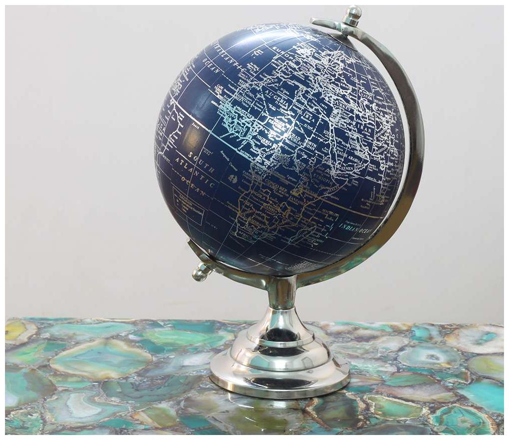 

Casa Decor Circulating Hamlet Globe World Globe for Office Desk Home D cor Antique World Globe with Enduring Arc - Gift Item