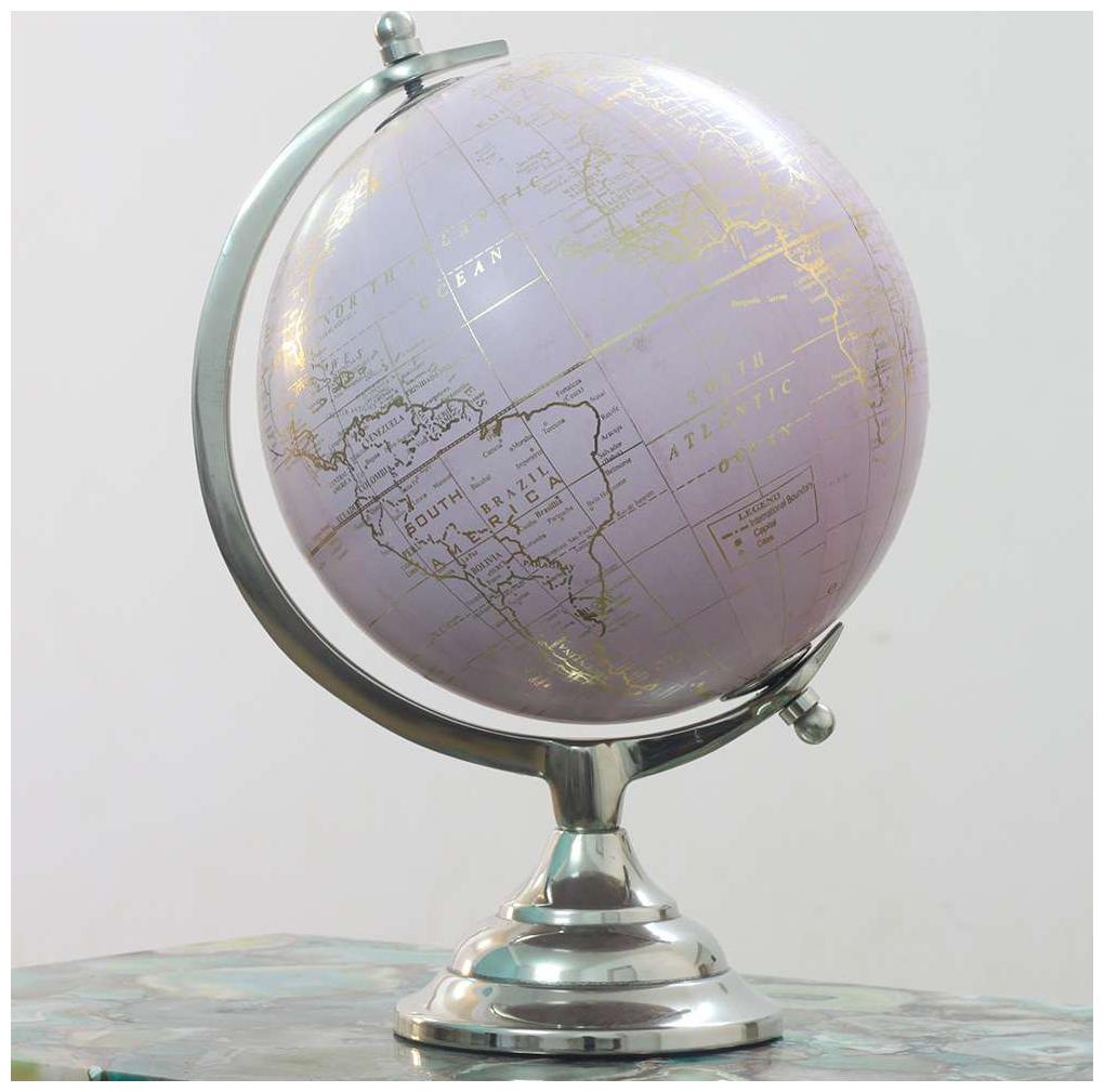 

Casa Decor Sphere Town Globe World Globe for Office Desk Home D cor Antique World Globe with Enduring Arc - Gift Item