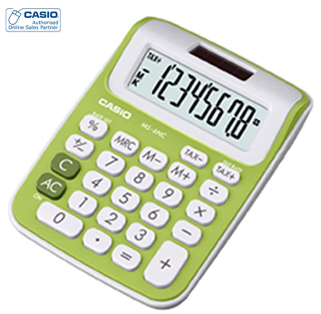 casio ms-6nc-gn desktop - std calculator (8 digit)