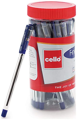Cello Fine-grip Ball Pen Set - Pack of 25 (Blue)
