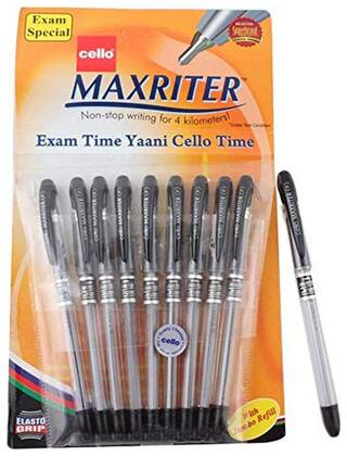 Cello Maxriter Ball Pen Black (Pack Of 10)