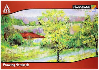 Classmate Drawing Book - A4;Soft Cover - Pack of 12