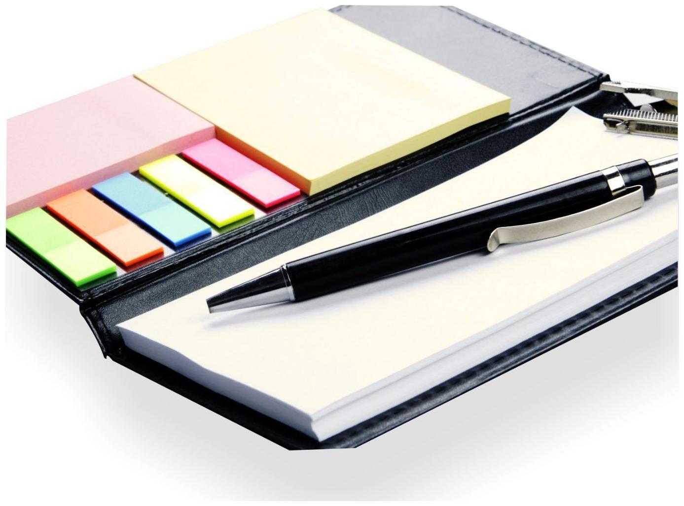 

COI Memo Note Pad Memo Note Book With Sticky Notes Clip Holder In Diary Style