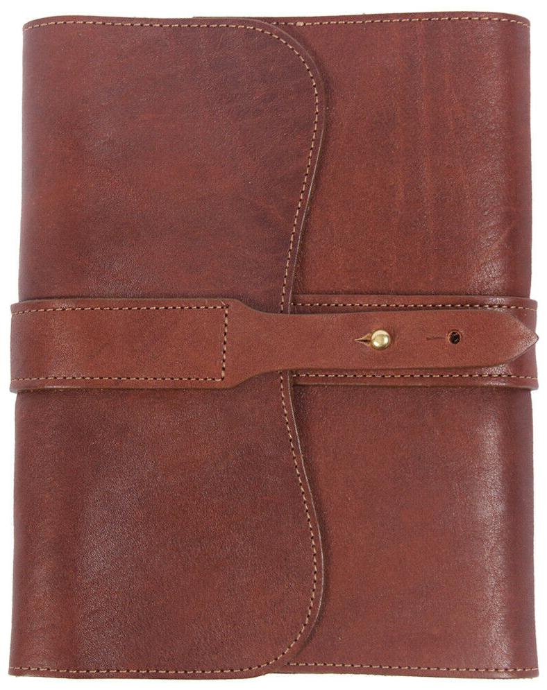 

Col Littleton Full-Grain Leather No 9 Journal Refillable Unruled Brown