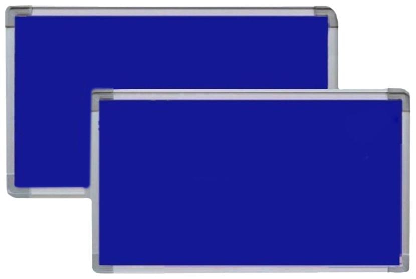 

Crete Blue 1 5 x 1 ft Bulletin Board Notice Board Pin Board Set of 2
