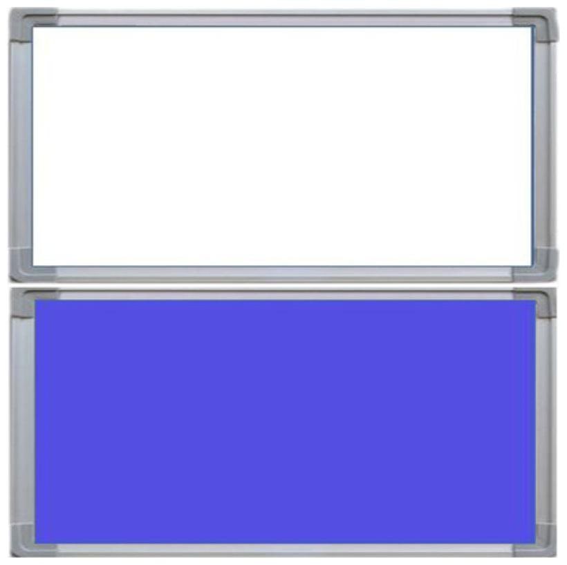 

Crete Blue White 2 x 1 5 ft Bulletin Board Notice Board Pin Board White Board Set of 2