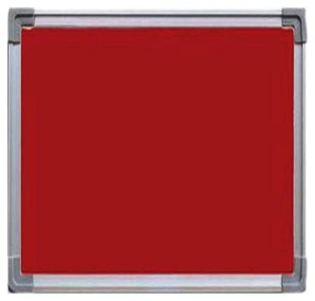 

Crete Red 2 x 2 ft Bulletin Board Notice Board Pin Board