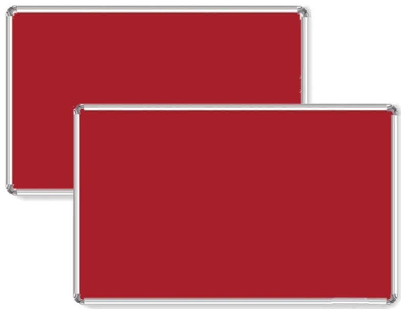

Crete Red Notice Board Pin Board Soft Board (1 5 x 2 ft )Economical Pack Heavy Duty Boards-Pack of 2