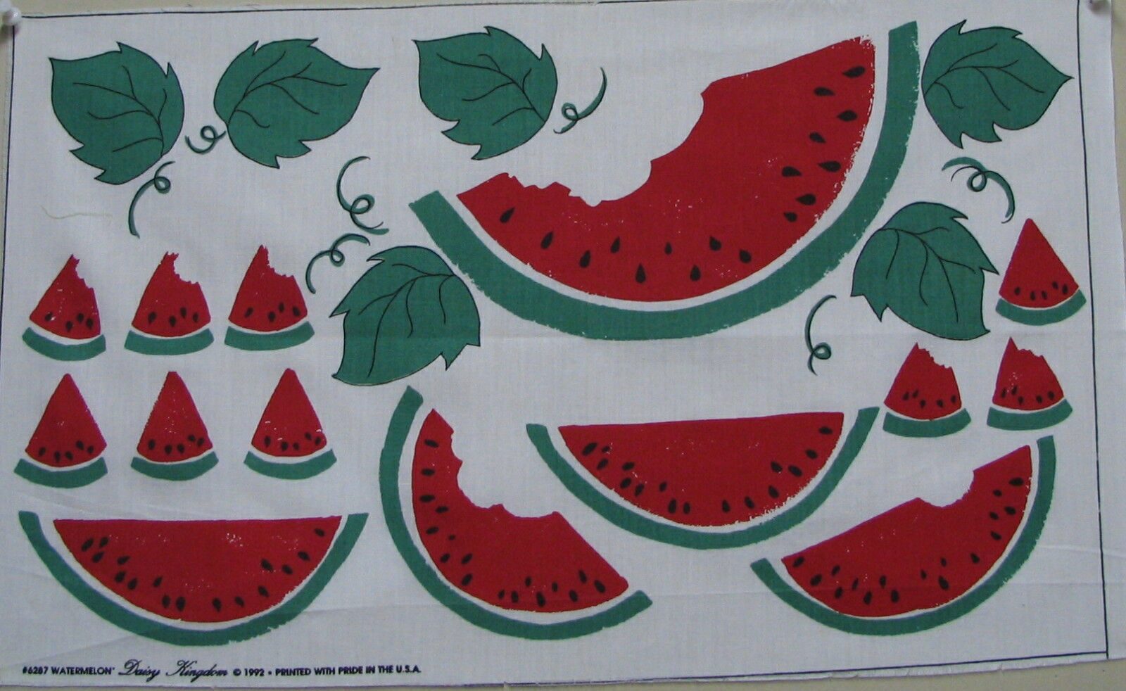 

Daisy Kingdom Watermelon ( 6287) No Sew Fabric Panel Appliques