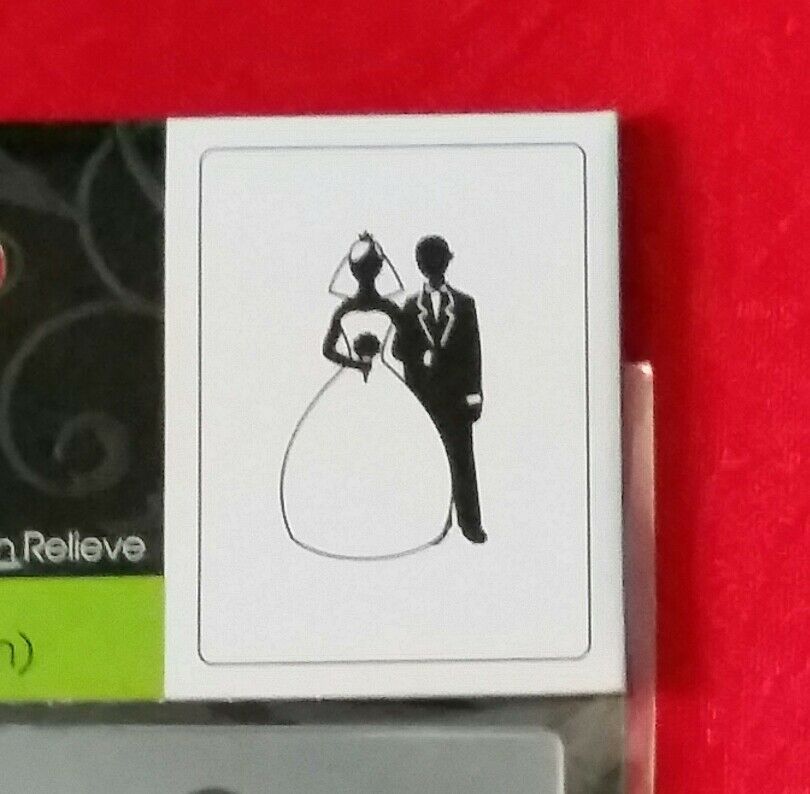 

DARICE EMBOSSING FOLDER- BRIDE GROOM - 4 25 X 5 75 -1216-58 WEDDING MARRIAGE