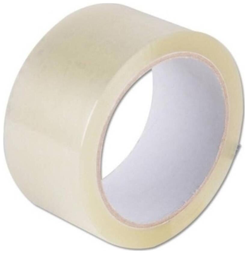 

De-Ultimate Pack Of 1 pc (3inch x 200m )Handheld Single Sided Self Adhesive Transparent Packaging Cello Tape (Transparent)