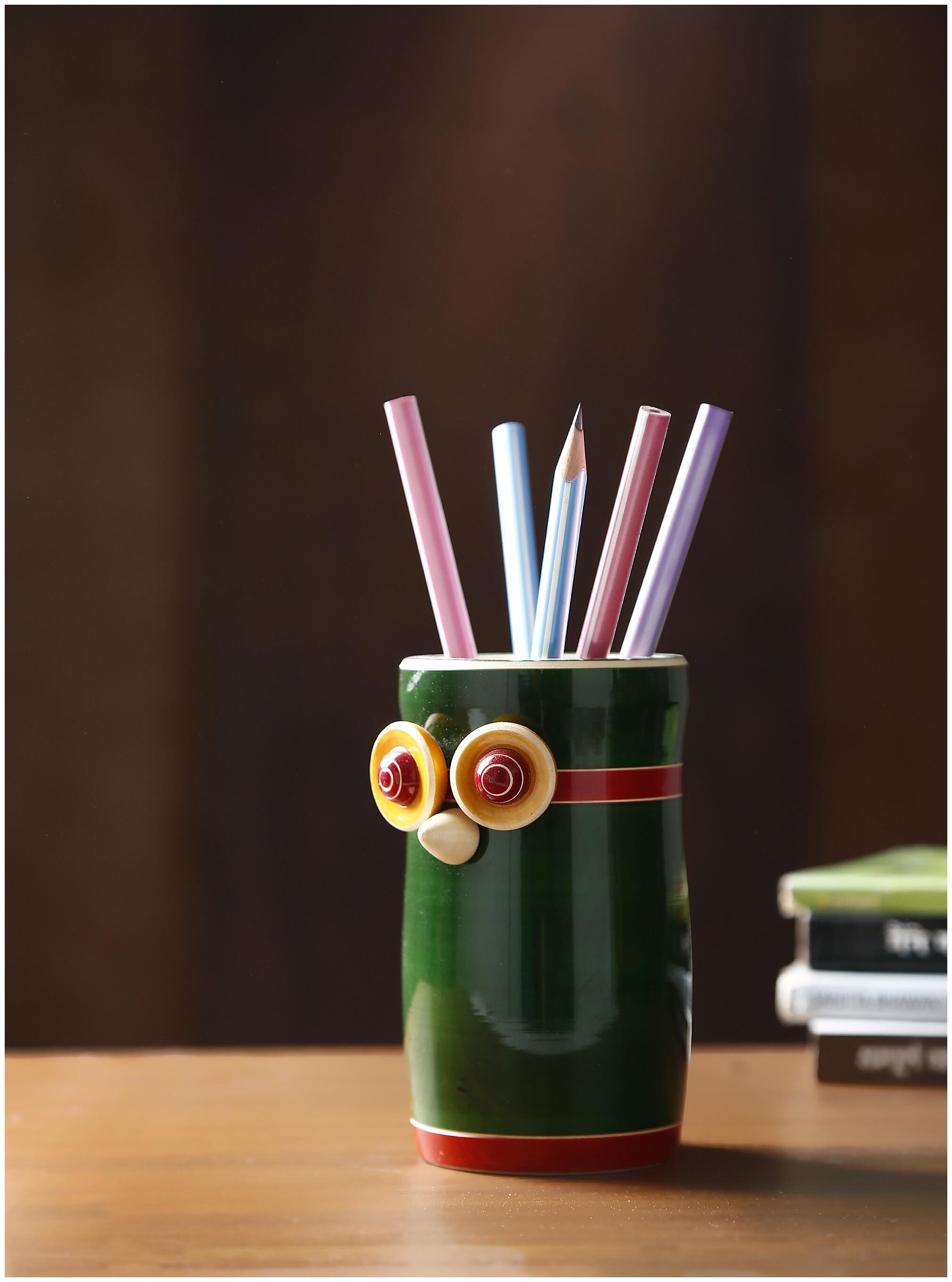 

Dennmarks Exclusive Pen Stationery Holder Multi Functional Desk Organizer Cum Desk De cor