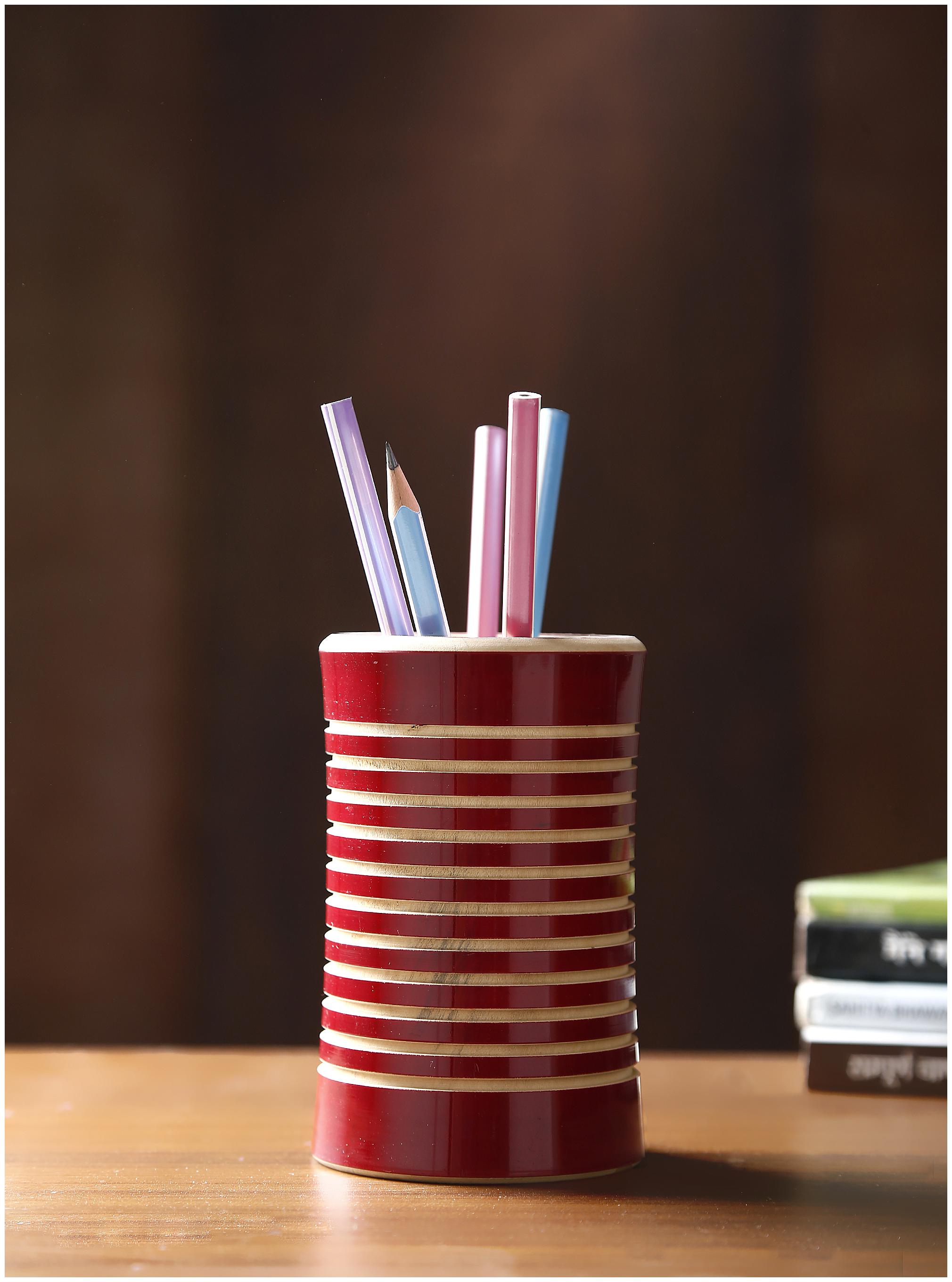 

Dennmarks Exclusive Pen Stationery Holder Multi Functional Desk Organizer Cum Desk De cor