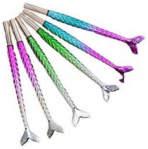 

Designer Mermaid Shape Rainbow Pack of 6 Pens Return Gift