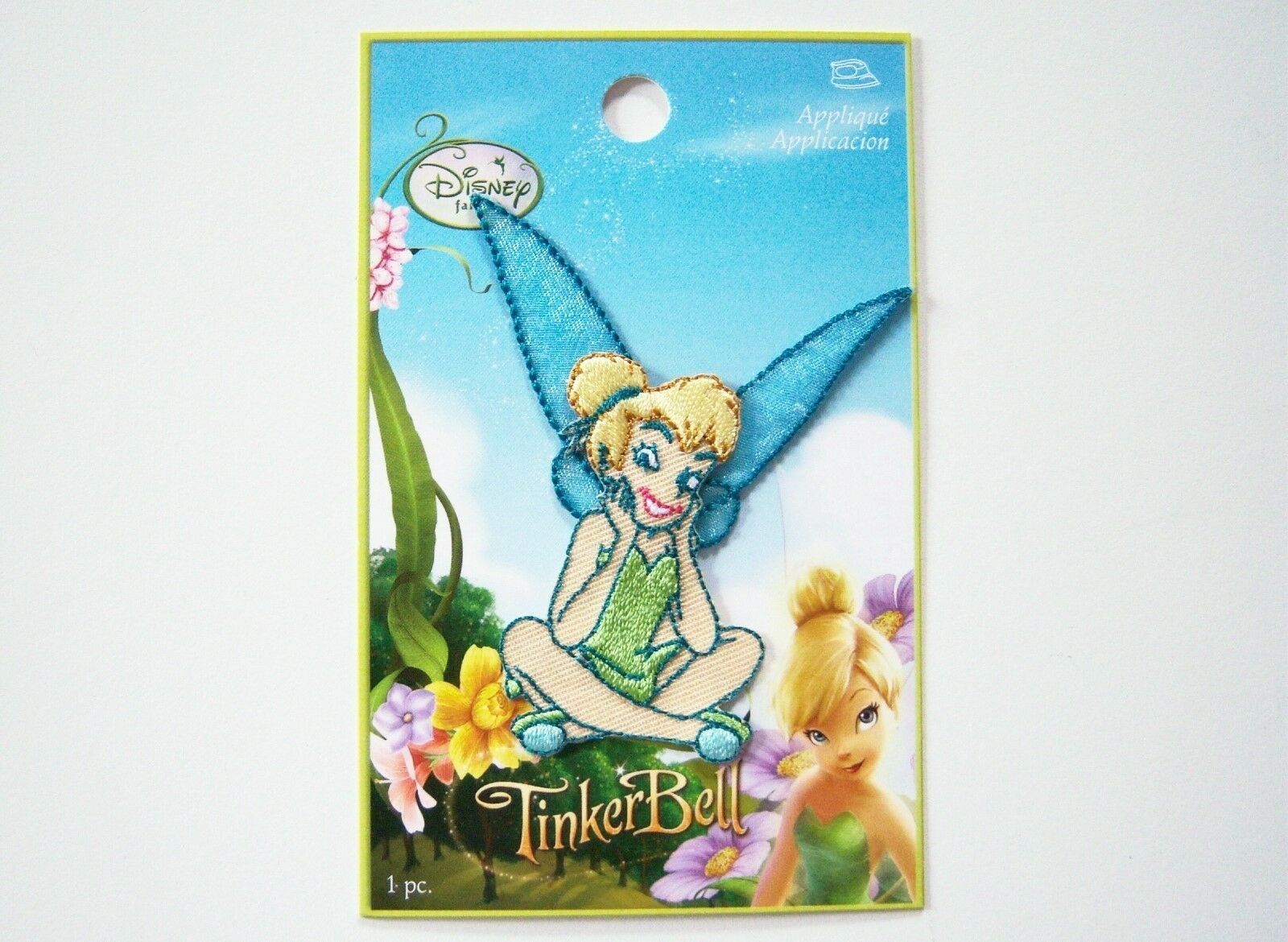

DISNEY FAIRIES (TINKERBELL) EMBROIDERED IRON ON PATCH APPLIQUE 1 PACK