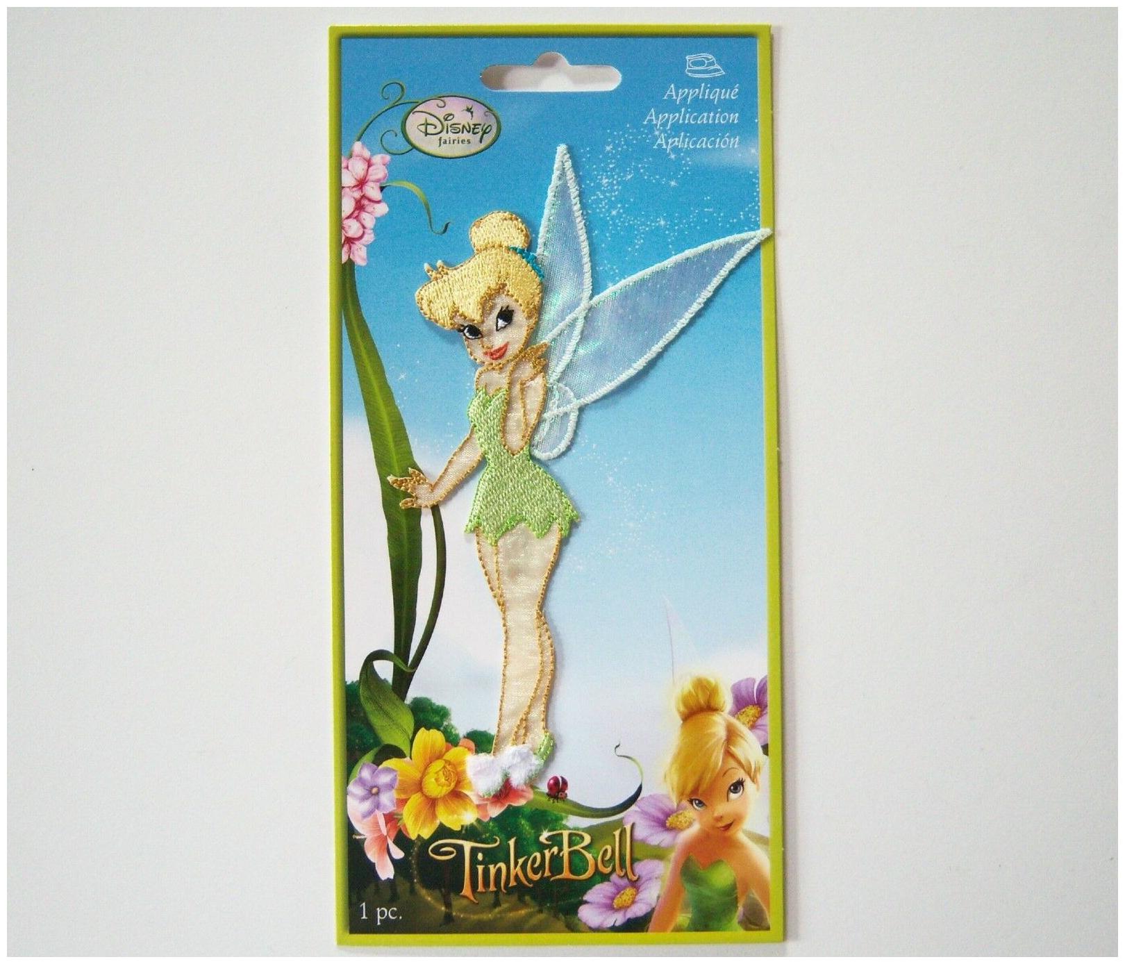 

DISNEY FAIRIES (TINKERBELL) EMBROIDERED IRON ON PATCH APPLIQUE 1 PACK