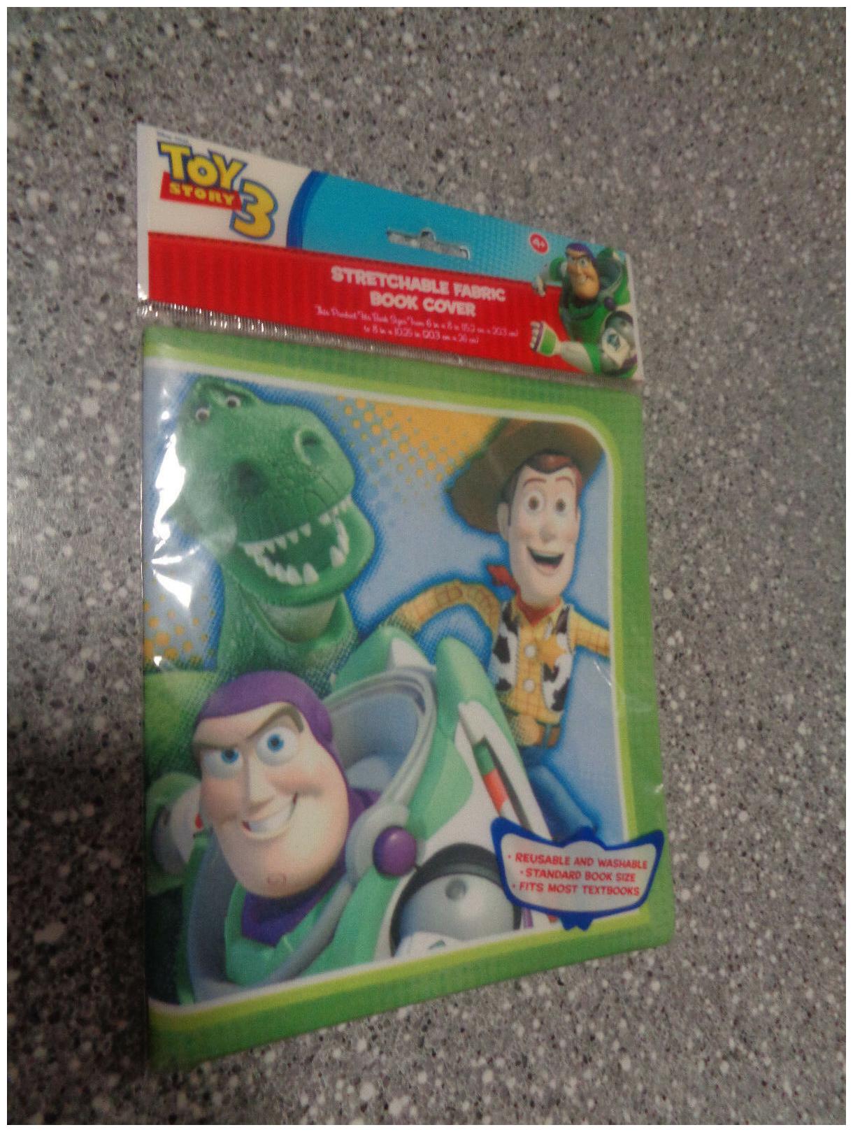 

Disney Pixar Toy Story 3 Stretchable 6x8 to 8x10 Book Cover - New