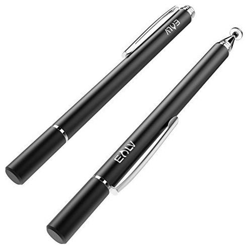 ELV FPStyli 2Gen JETBLKIN Fine Point 2nd Gen Stylus Pen Jet Black by Ismart Technology