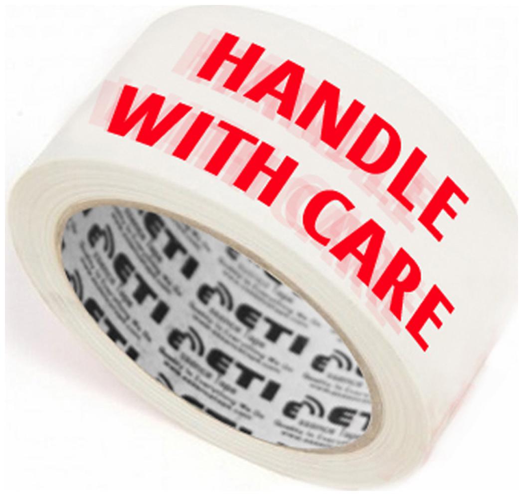 

ETI Cello Tape 2 inch 65M (Handle with Care Fragile Tape Printed) (Pack Of 3)