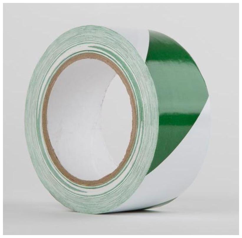 

ETI Green White Zebra Floor Marking Tape 48mmx25 m